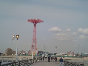 Parachute Drop from Steeplechase Pier