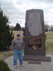Dave at Naismith Memorial