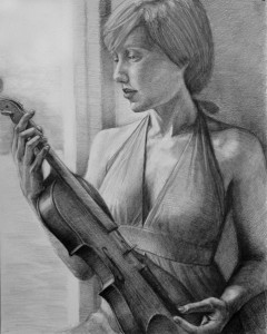 Woman-With-Violin-by-Todd-Messengee