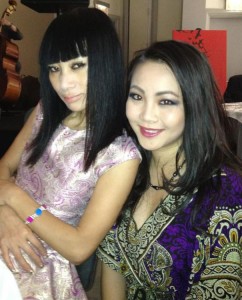 Jona with Bai Ling at MMPA Charity Event